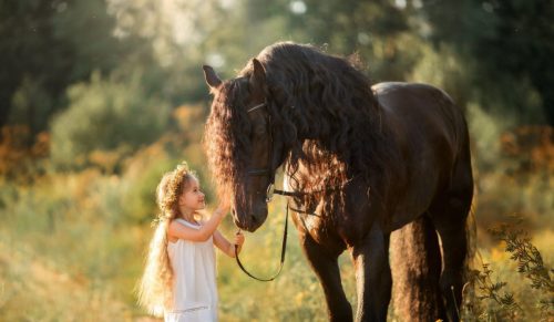 girl with horse